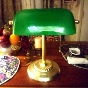 Vintage Bankers Desk lamp great find
